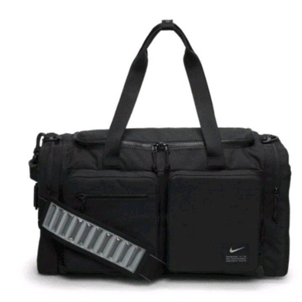 Nike Utility Power Medium Training Duffel Bag (Black, 51 L)- READ Has A Logo EUC